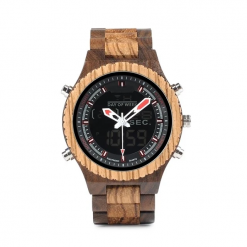 Karite – Zebrawood Ebony Wood Watch