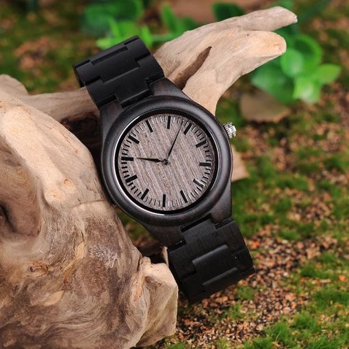 Kauri Ebony Couple Wooden Watches Set Woodtree Watches