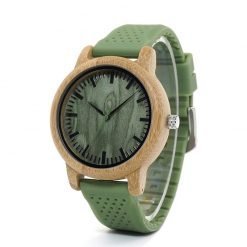 Mossy Birch – Silicone Strap Wooden Watches