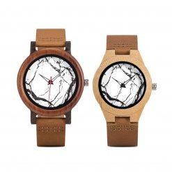 Pawpaw Couple Wooden Watches Set